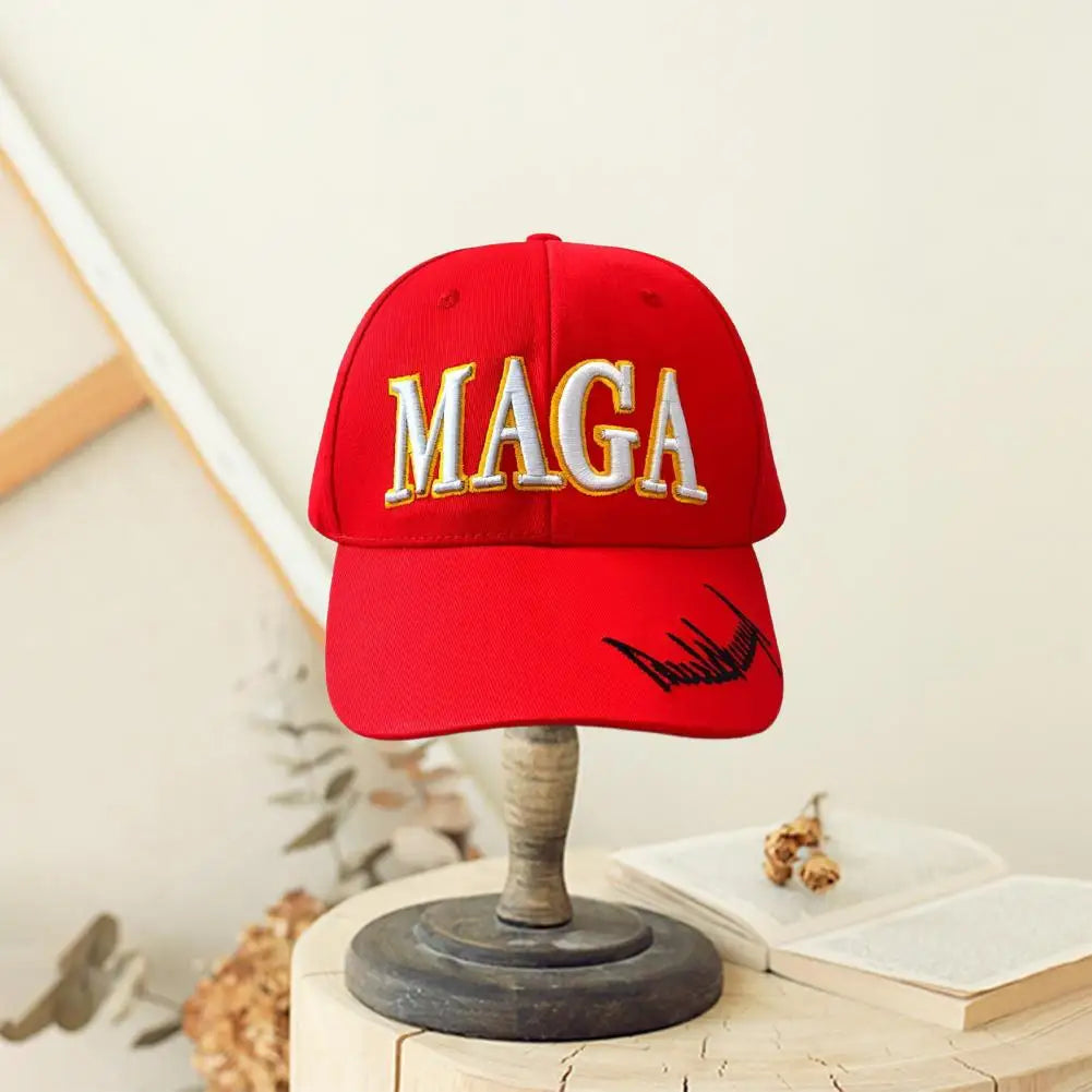 New Donald Trump 2024 Cap USA Baseball Caps Large Size MAGA Adjust President Hat Embroidery Wholesale Drop Shipping Hats