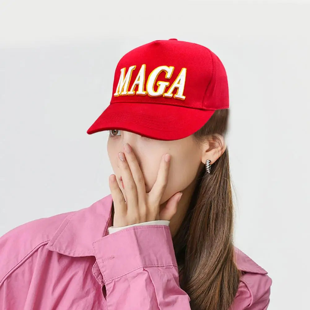 New Donald Trump 2024 Cap USA Baseball Caps Large Size MAGA Adjust President Hat Embroidery Wholesale Drop Shipping Hats